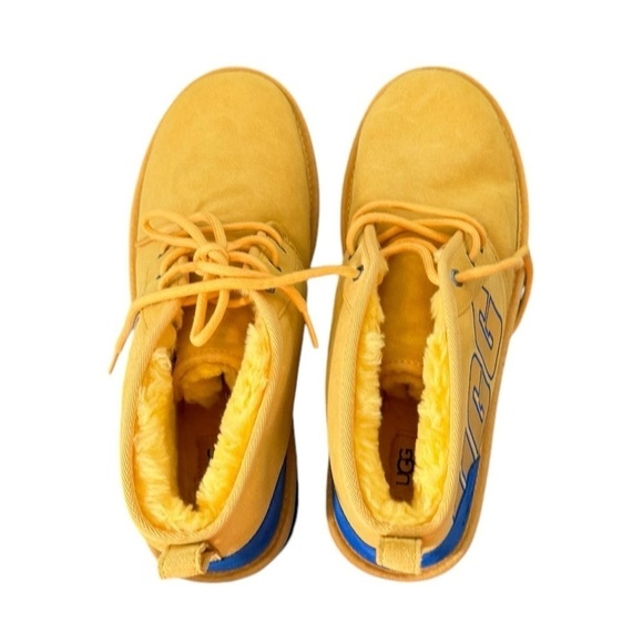 Ugg Chukka Shearling Boots Neumal Graphic Outline 13 Yellow - Picture 5 of 7